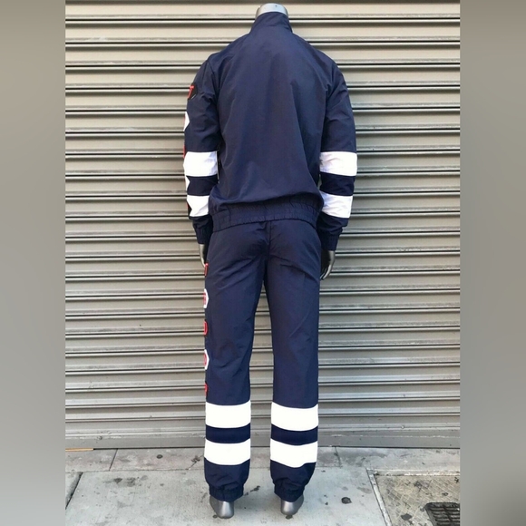Men's Troop Navy | White Windbreaker Tracksuit NWT - Picture 5 of 6